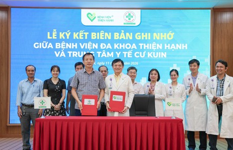 Bệnh viện Thiện Hạnh và Trung tâm Y tế Cư Kuin ký kết hợp tác chuyên môn