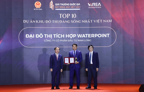 Nam Long (NLG) được vinh danh tại 3 hạng mục của Giải thưởng Quốc gia Bất động sản Việt Nam 2026