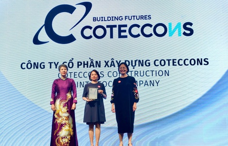 Coteccons 4 năm liên tiếp vào tốp 50 doanh nghiệp phát triển bền vững