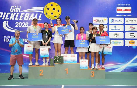 Giải Pickleball Báo Người Lao Động năm 2026: Kết thúc thành công