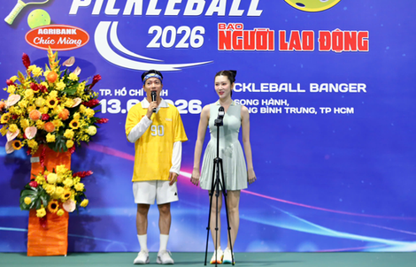 Giải Pickleball Báo Người Lao Động năm 2026: Bùng nổ cảm xúc cùng các nghệ sĩ