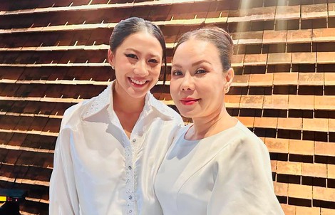 Nghệ sĩ Việt Hương vui mừng trước hành trình nối nghiệp của Catherine T. Nguyen