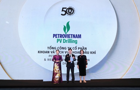 PV Drilling trong Top VIX50 và Top 50 Doanh nghiệp phát triển bền vững