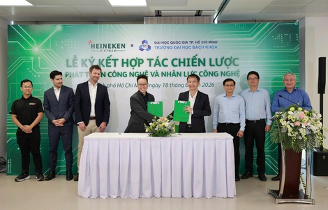 HEINEKEN Việt Nam và Trường ĐH Bách Khoa TP HCM hợp tác phát triển ứng dụng công nghệ