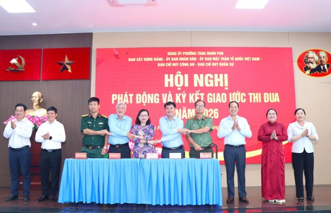 Phường Tăng Nhơn Phú phát động thi đua cao điểm chào mừng 50 năm Thành phố mang tên Bác