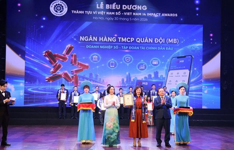 BIZ MBBank được vinh danh tại lễ biểu dương thành tựu tác động vì Việt Nam Số 2026