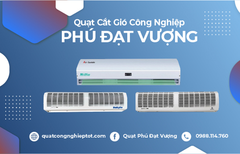 Quạt cắt gió công nghiệp PDV tiết kiệm năng lượng và giảm thoát nhiệt