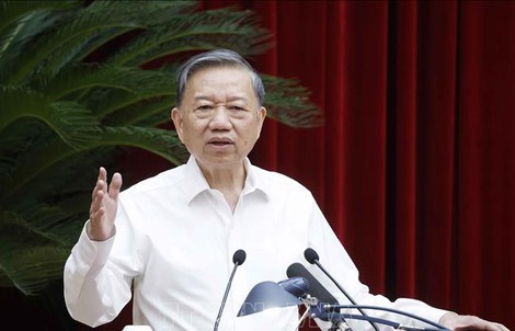 Tổng Bí thư, Chủ tịch nước Tô Lâm gặp mặt cán bộ 
quy hoạch diện Bộ Chính trị quản lý