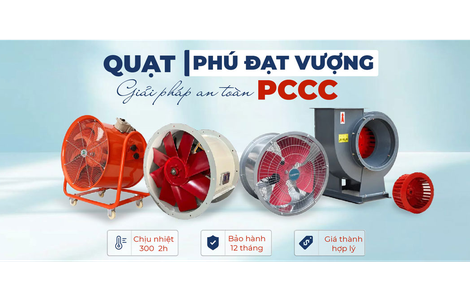 Quạt thông gió tròn công nghiệp PDV làm mát và thông thoáng nhà xưởng