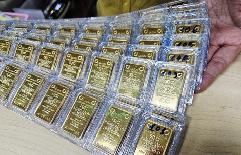 Cuối ngày 23-6, giá vàng miếng SJC, vàng nhẫn tiếp tục rớt mạnh