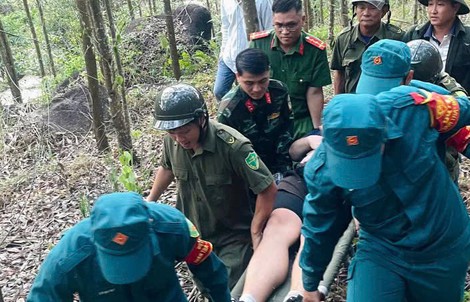 Gãy chân giữa núi hoang, du khách Đức được giải cứu nhờ tin nhắn định vị