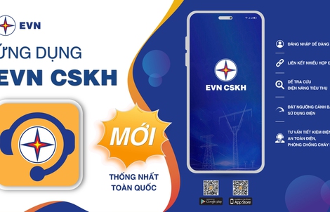 EVN thử nghiệm ứng dụng "EVN CSKH' theo dõi tiền điện từng ngày, tuần, tháng