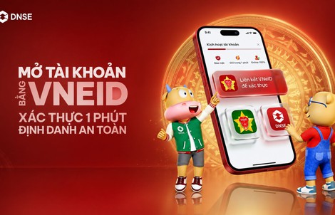 DNSE hoàn tất liên kết VNeID, rút ngắn quy trình mở tài khoản chứng khoán