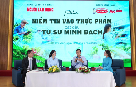 Niềm tin vào thực phẩm bắt đầu từ sự minh bạch
