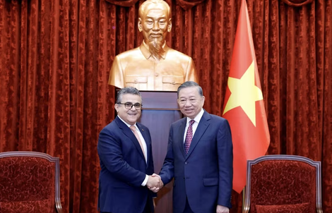 Tổng Bí thư, Chủ tịch nước Tô Lâm tiếp Đại sứ Palestine chào từ biệt