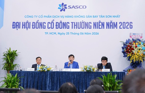 ĐHĐCĐ SASCO 2026: tăng trưởng bứt phá, cổ tức tiền mặt hấp dẫn 46,24%