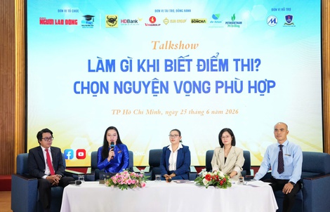 Đang talkshow trực tuyến: Quyết định quan trọng khi biết điểm thi tốt nghiệp THPT