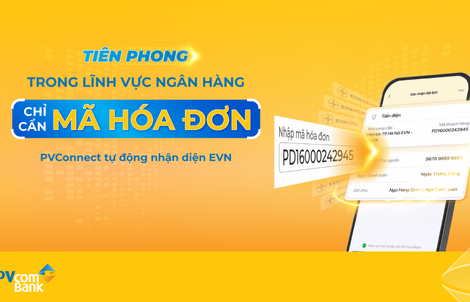PVcomBank triển khai giải pháp thanh toán tiền điện mới