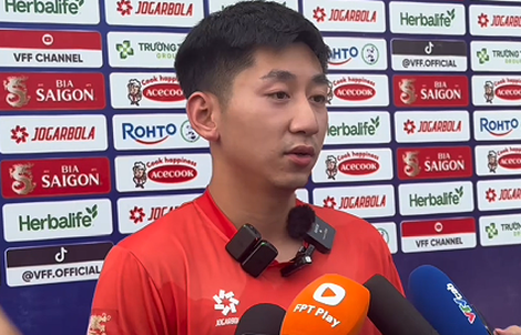 Nhật Minh cố gắng sánh vai các đàn anh trên tuyển dự ASEAN Cup 2026