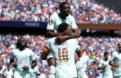 "Gà trống" Pháp gáy vang tại Boston sau hat-trick của Dembele
