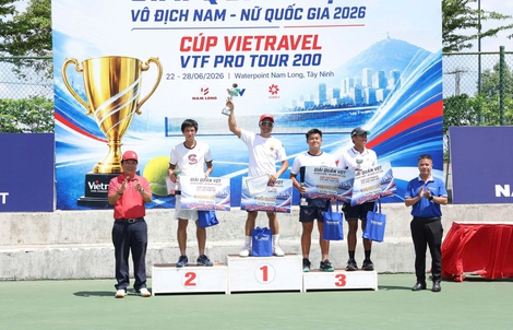 Lão tướng Hoàng Thành Trung vô địch VTF Pro Tour 200