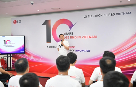 LG kỷ niệm 10 năm thành lập đơn vị nghiên cứu và phát triển (R&D) tại Việt Nam