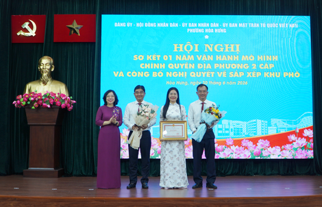 Phường Hòa Hưng quyết tâm "xây ngôi nhà" sau năm đầu tiên đặt nền móng