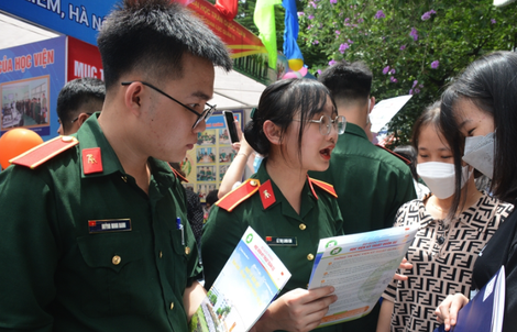72 thí sinh được tuyển thẳng vào 5 học viện, trường quân đội
