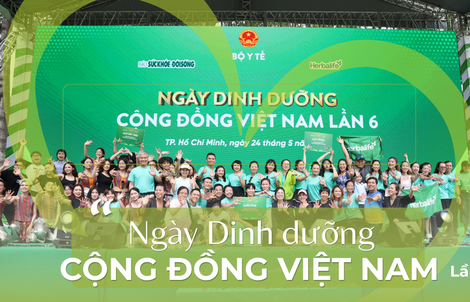 Herbalife Việt Nam bền bỉ đồng hành cùng Ngày Dinh dưỡng cộng đồng Việt Nam lần 6