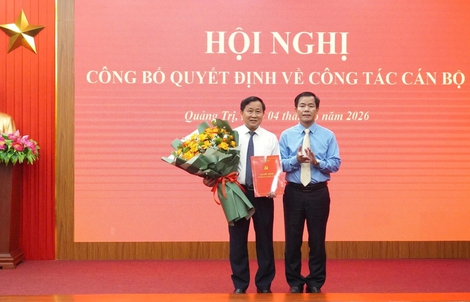 Quảng Trị công bố quyết định của Ban Bí thư về công tác cán bộ