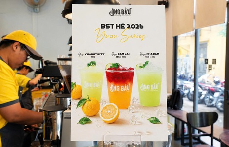 Chạm vị thanh mát, thức tỉnh mùa hè cùng Yuzu Series từ Cà Phê Ông Bầu