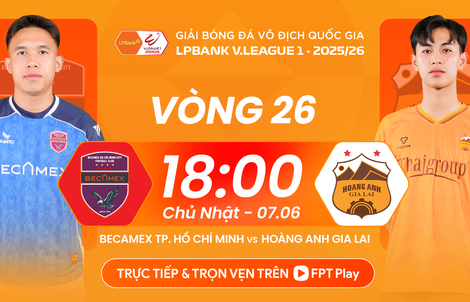 Becamex TP HCM (0-0) HAGL: Trông chờ bất ngờ trên sân Gò Đậu