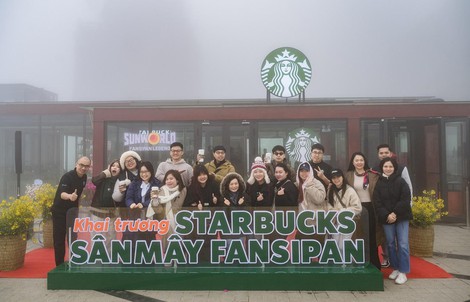 Fansipan chính thức có cửa hàng Starbucks cao nhất châu Á