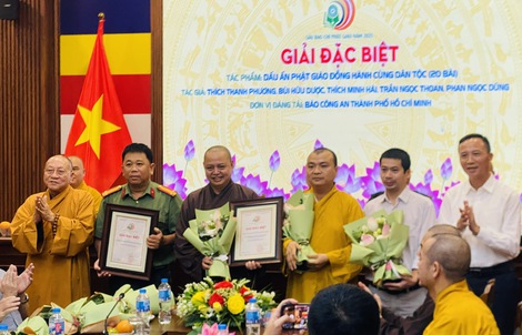 35 tác phẩm được trao Giải Báo chí Phật giáo năm 2025