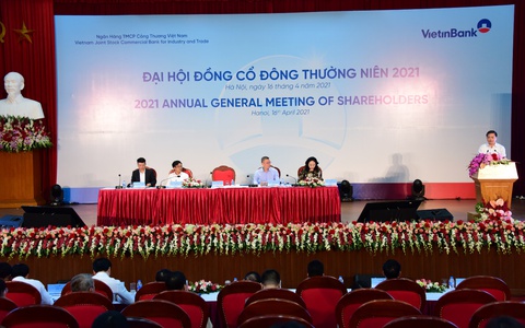 VietinBank: Chia cổ tức hơn 8.400 tỉ đồng tại Đại Hội đồng cổ đông