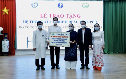 Golf Long Thành tặng hệ thống máy xét nghiệm Covid-19 trị giá 5 tỉ đồng cho tỉnh Đồng Nai