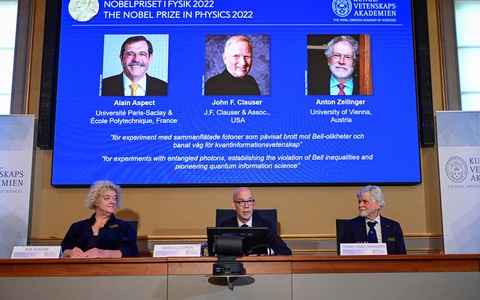 Nobel Vật lý 2022: Đưa cơ học lượng tử sang trang
