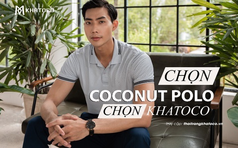 Chọn Coconut Charcoal Polo - chọn Khatoco