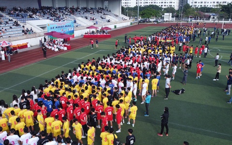 Sức nóng ngày khai mạc giải bóng đá học sinh THPT Hà Nội - An ninh Thủ đô lần thứ XXI - 2022 Cúp Number 1 Active