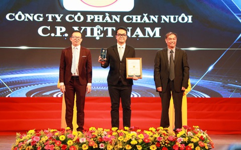 C.P. Việt Nam đạt giải thưởng “Thương hiệu uy tín - Sản phẩm chất lượng - Dịch vụ tin dùng”