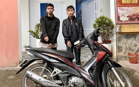 Bắt 2 đối tượng trộm xe máy khắp miền Trung – Tây Nguyên, Đông Nam Bộ