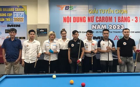 Tuyển Việt Nam tham dự Giải Vô địch billiards carom châu Á 2023