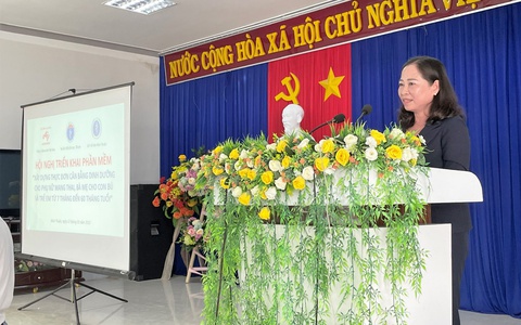 Bà mẹ và trẻ em tại Ninh Thuận được tiếp cận Phần mềm chăm sóc dinh dưỡng