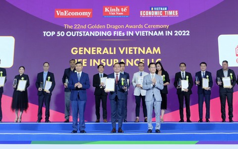 Generali nhận giải thưởng "Công ty bảo hiểm có trải nghiệm khách hàng hàng đầu Việt Nam"