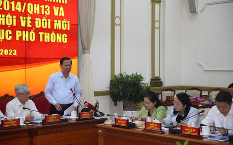 Nếu không có cơ chế, TP HCM dù có tiền cũng không thể xây đủ 8.000 phòng học vào năm 2025