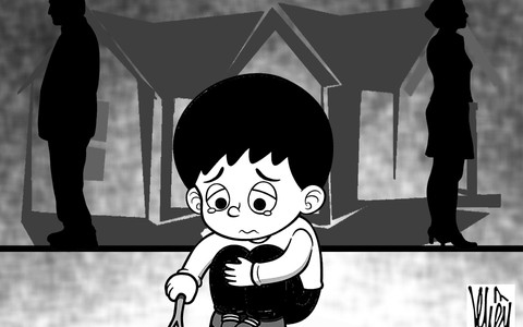 Những đứa trẻ "mắc kẹt" giữa cha mẹ