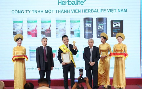 Herbalife Việt Nam đạt giải thưởng "Sản phẩm vàng vì sức khỏe cộng đồng năm 2023"