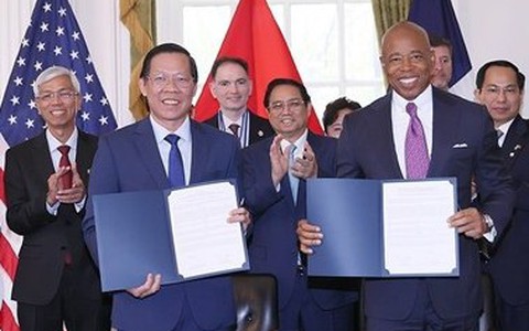 TP HCM kết nghĩa với TP New York