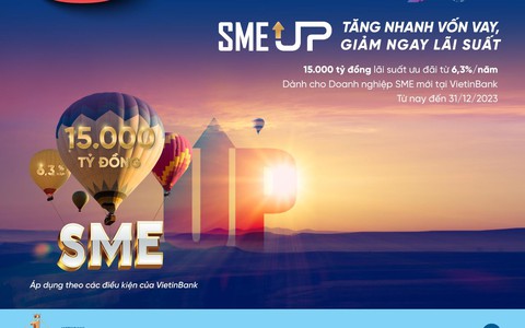 VietinBank tiếp tục giảm lãi suất cho SME vay chỉ từ 6,3%
