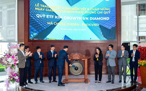 Chứng chỉ quỹ ETF KIM Growth VN Diamond chính thức niêm yết sàn HOSE